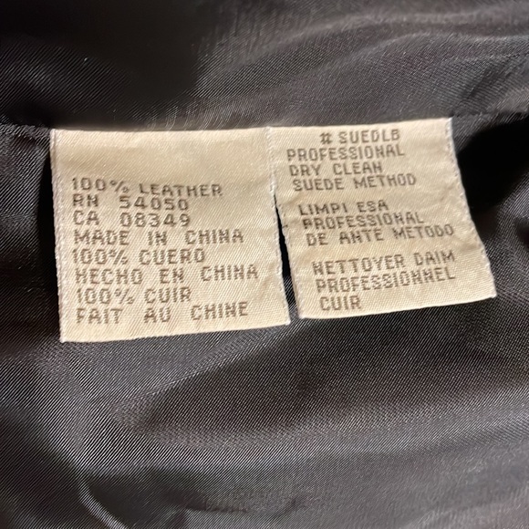 Vintage Jones New York Country Black Leather/Suede Western Jacket - Picture 6 of 10